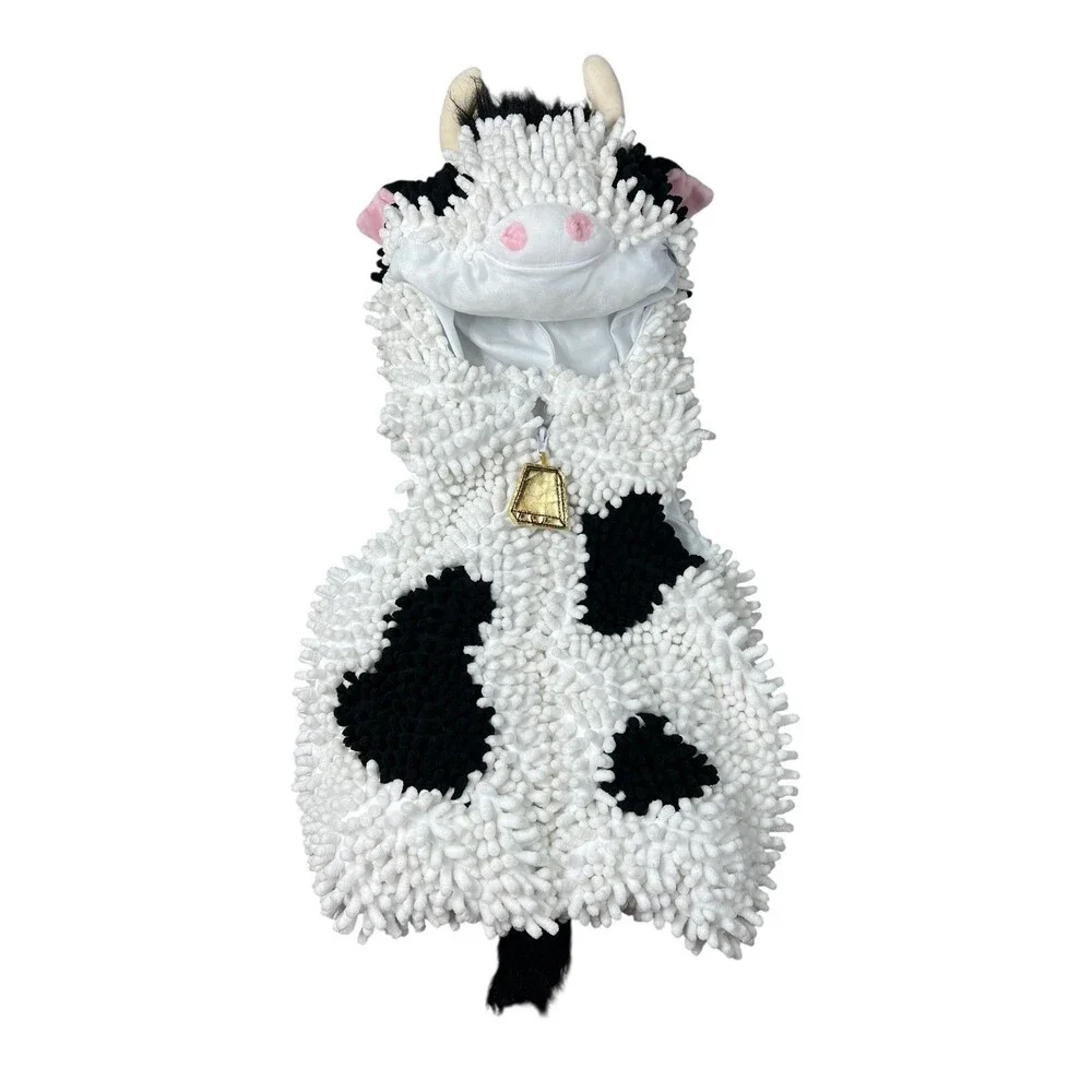 Going Wild Baby Hooded Vest Cow Halloween Costume  Infant Size 12 mo  Photos